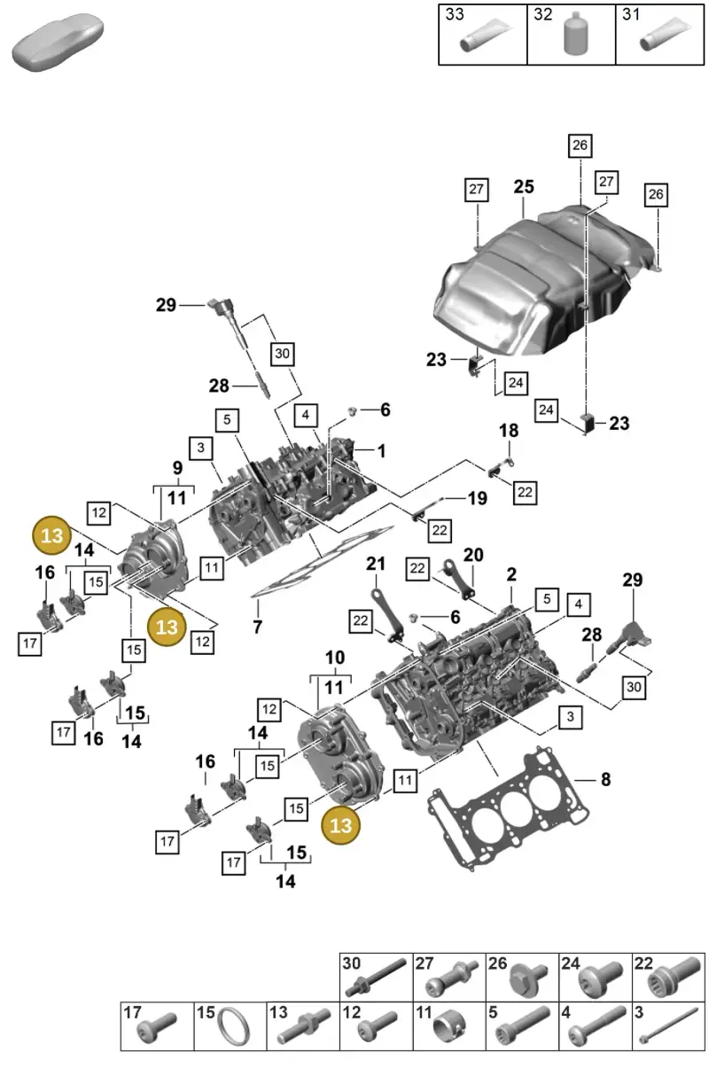 N91004802 — Porsche Panamera (2023-) diagram p58103010, position 13