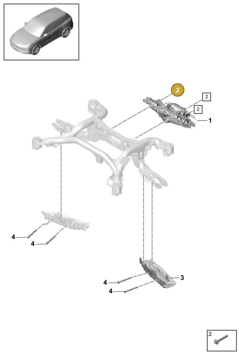 N91016602 — Porsche Cayenne Diesel V6 (2017-2023) diagram p51503000, position 2