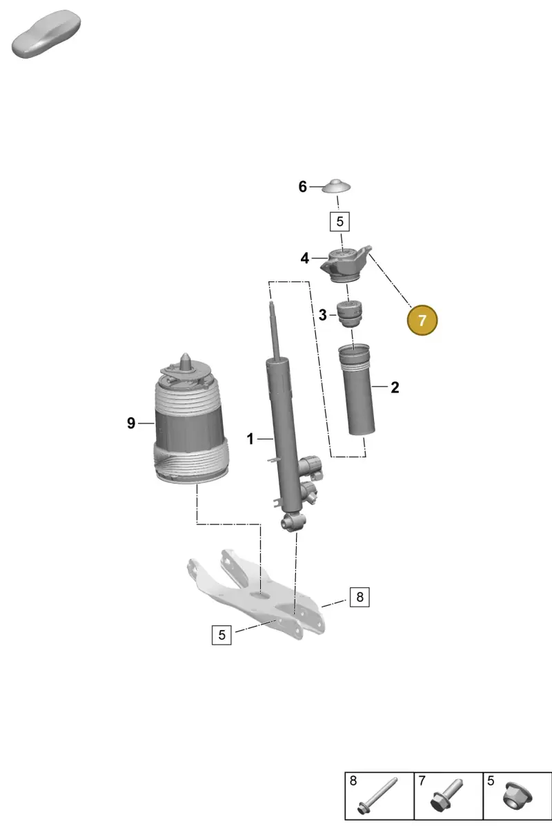 N91066101 — Porsche Macan 4 (2024-) diagram p61502000, position 7