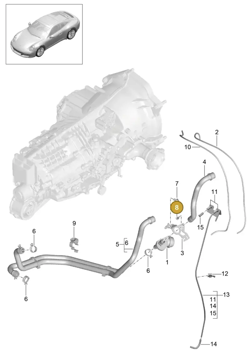 N91068201 — Porsche 991 II Carrera 4 (2016-2019) diagram p47302015, position 8