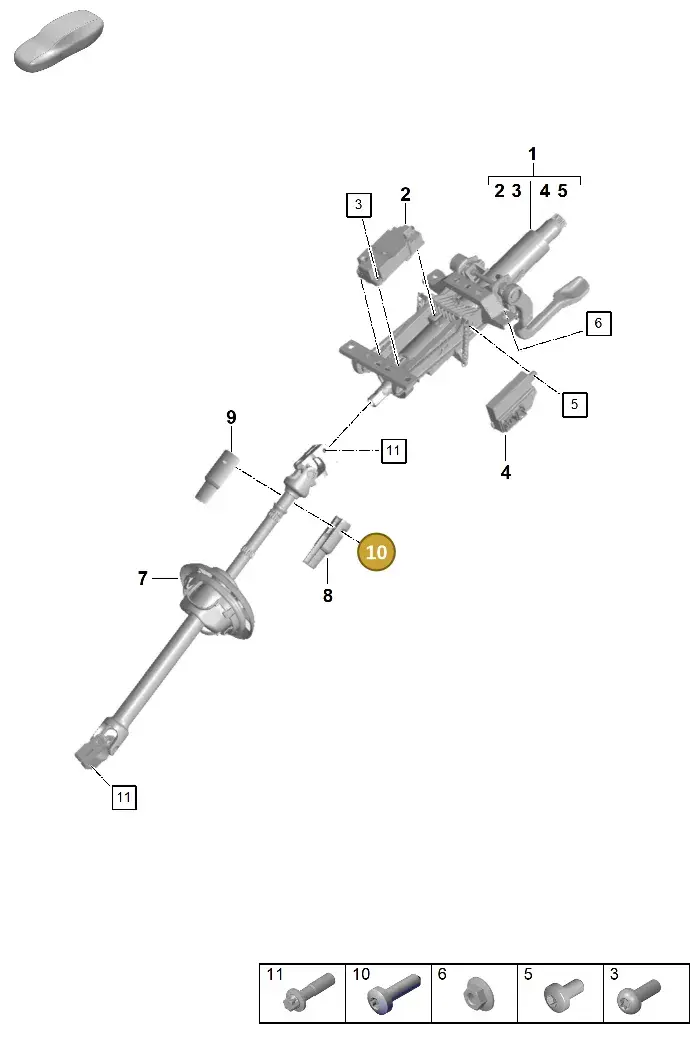 N91069601 — Porsche Panamera 4 Hybrid (2020-2023) diagram p58403300, position 10