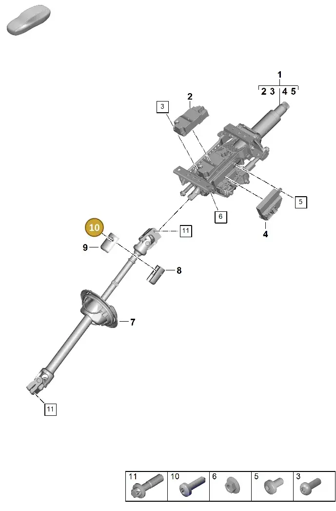 N91069601 — Porsche Panamera (2023-) diagram p62403300, position 10