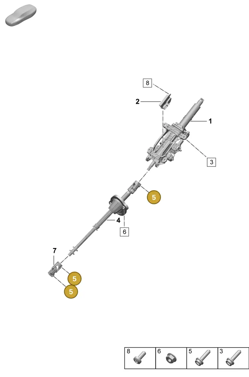 N91070001 — Porsche Macan 4 (2024-) diagram p61403300, position 5