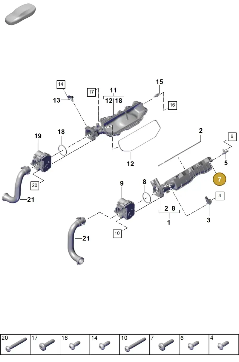 N91071702 — Porsche Panamera (2023-) diagram p62107110, position 7