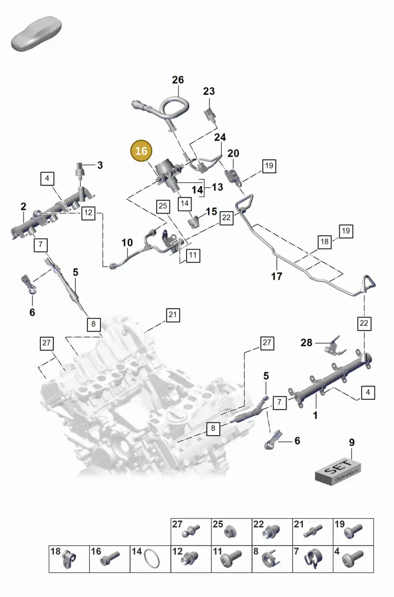 N91084201 — Porsche Panamera (2023-) diagram p58107010, position 16