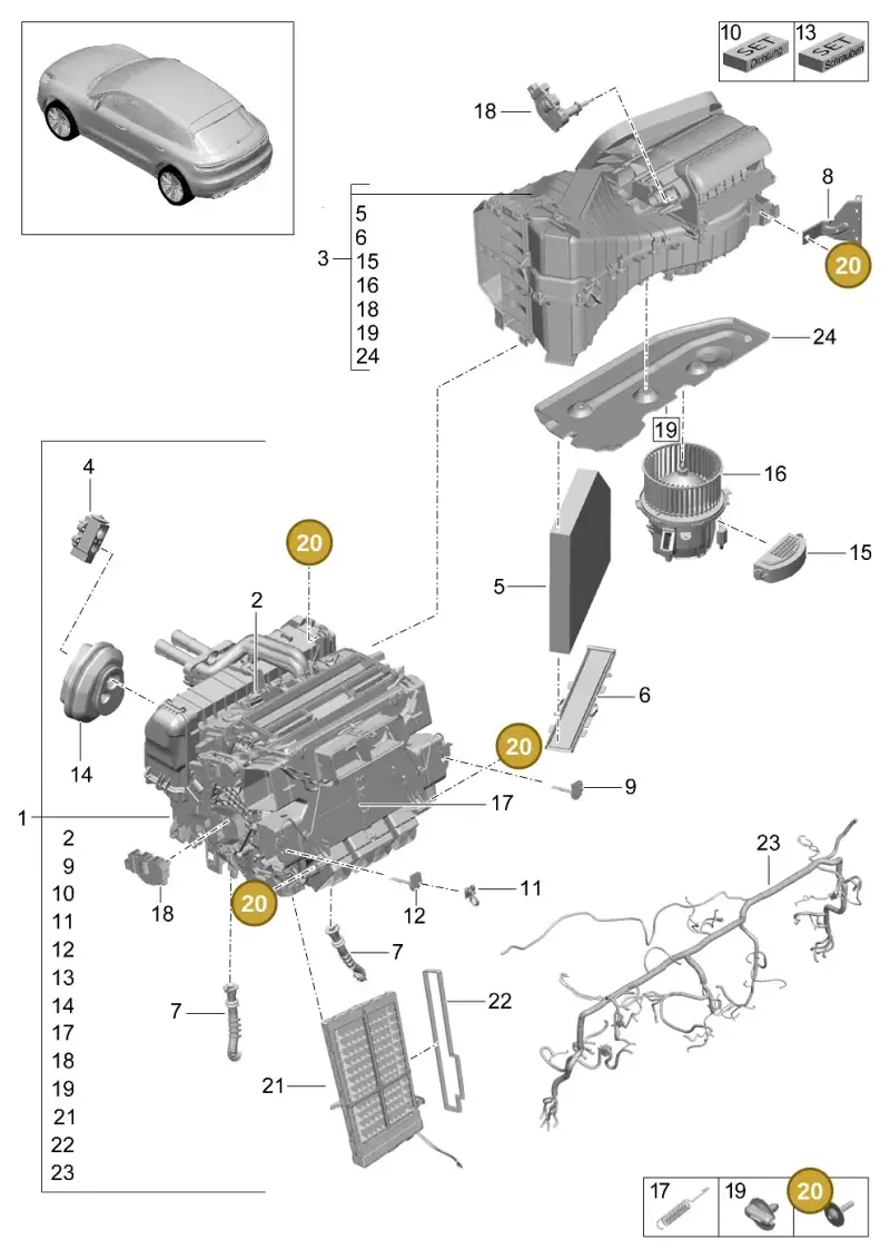 N91118201 — Porsche Macan R4 TFSI (2018-) diagram p52814000, position 20