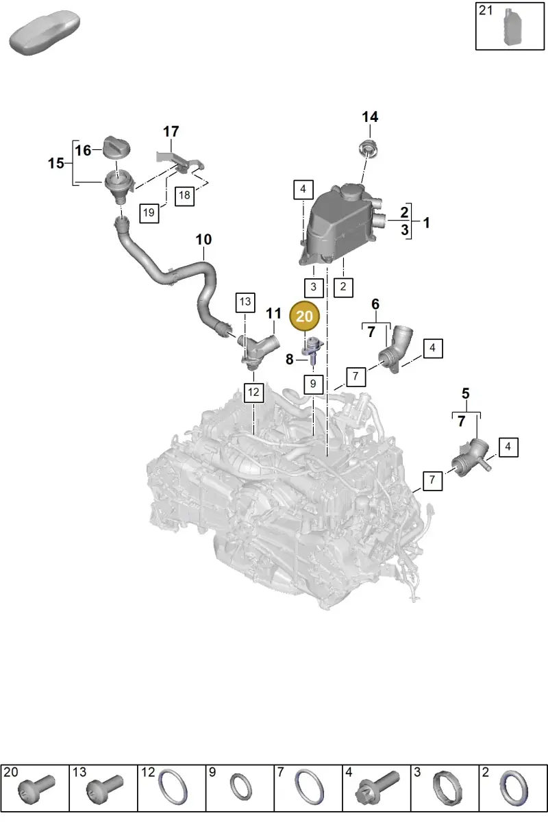 N91126601 — Porsche 992 Carrera Coupe (2024-) diagram p63104200, position 20