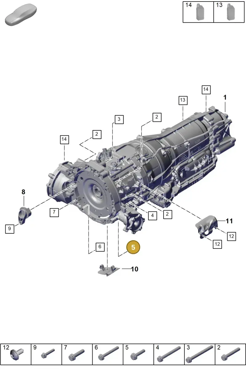 N91129101 — Porsche Cayenne Hybrid Coupe (2023-) diagram p60302010, position 5