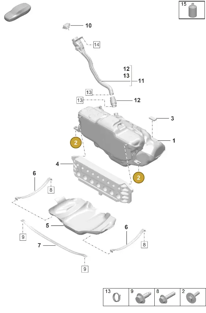 N91159101 — Porsche GT3 RS (2021-) diagram p53201000, position 2