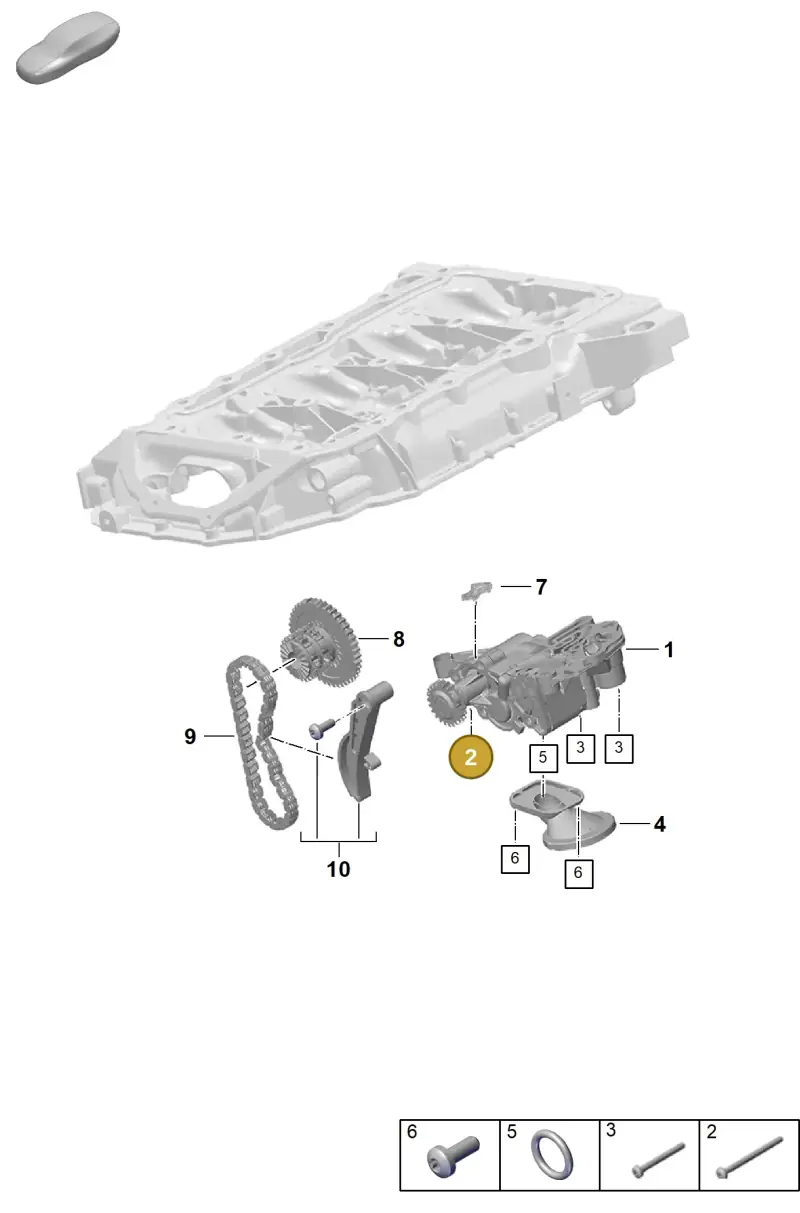 N91164901 — Porsche Cayenne Hybrid Coupe (2023-) diagram p60104000, position 2