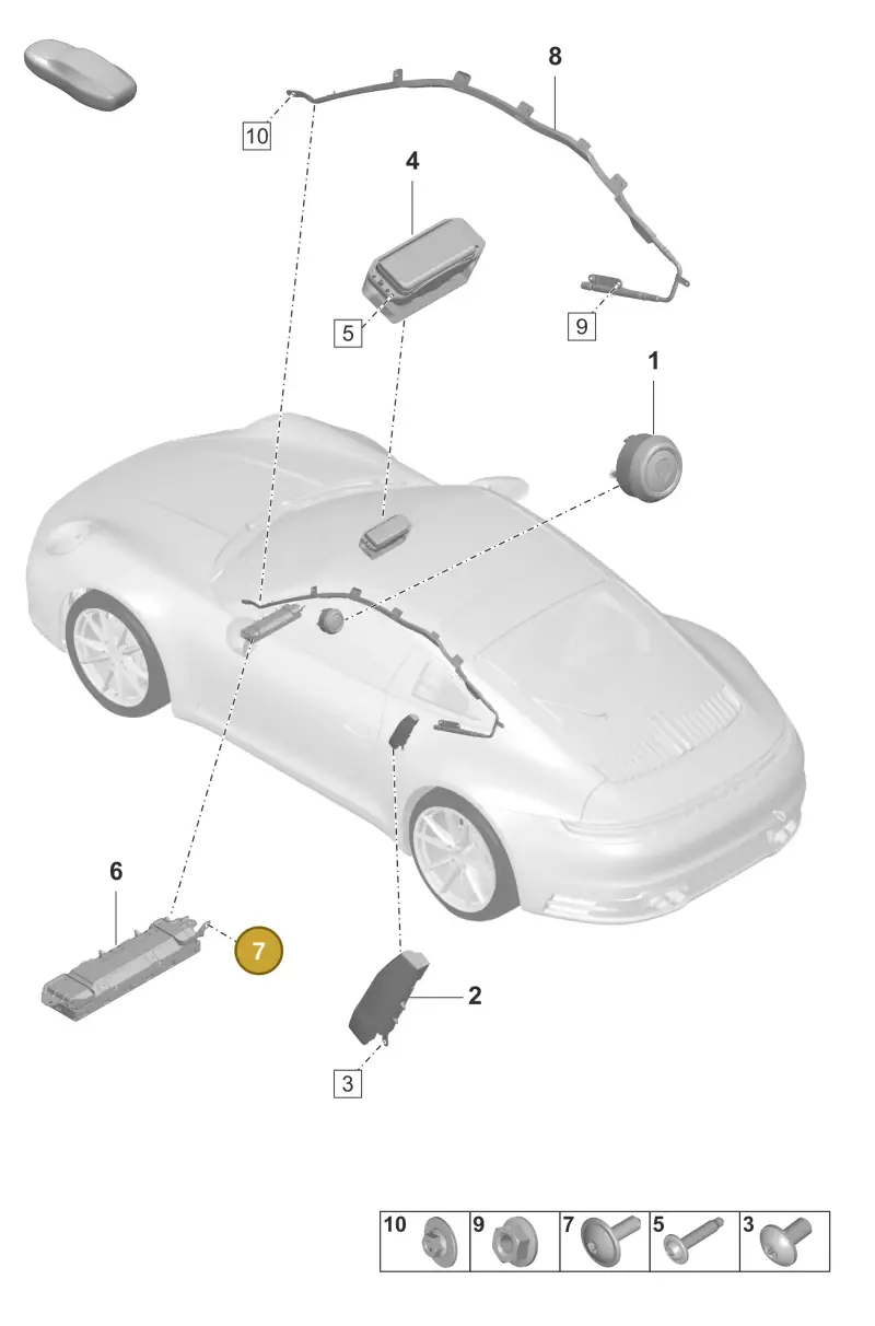 N91188301 — Porsche 992 Carrera Coupe (2024-) diagram p53000005, position 7