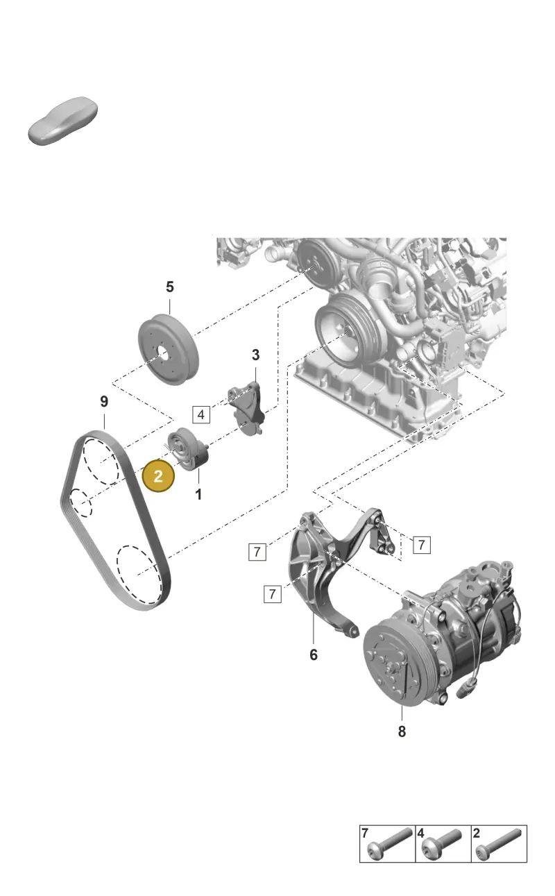 N91189401 — Porsche Panamera (2023-) diagram p58102260, position 2
