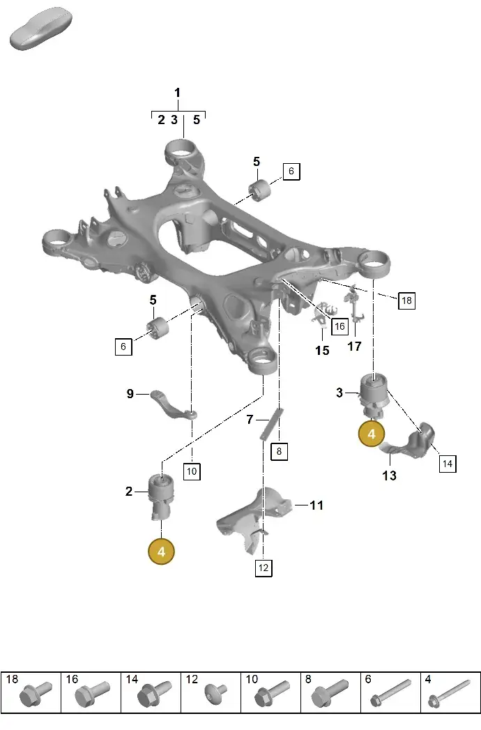 N91228001 — Porsche Panamera (2023-) diagram p62501000, position 4