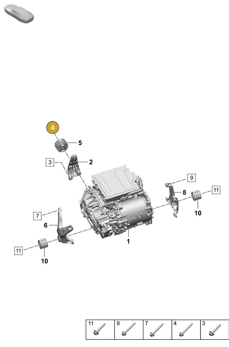 N91236301 — Porsche Macan 4 (2024-) diagram p61151130, position 4
