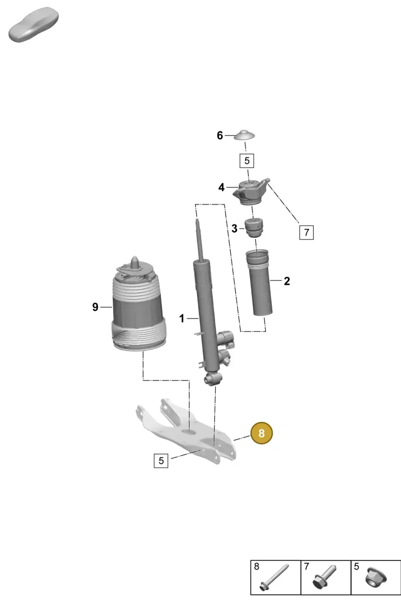 N91236401 — Porsche Macan 4 (2024-) diagram p61502000, position 8