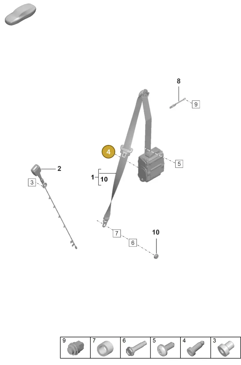 N98926102 — Porsche GT3 RS (2021-) diagram p59812000, position 4