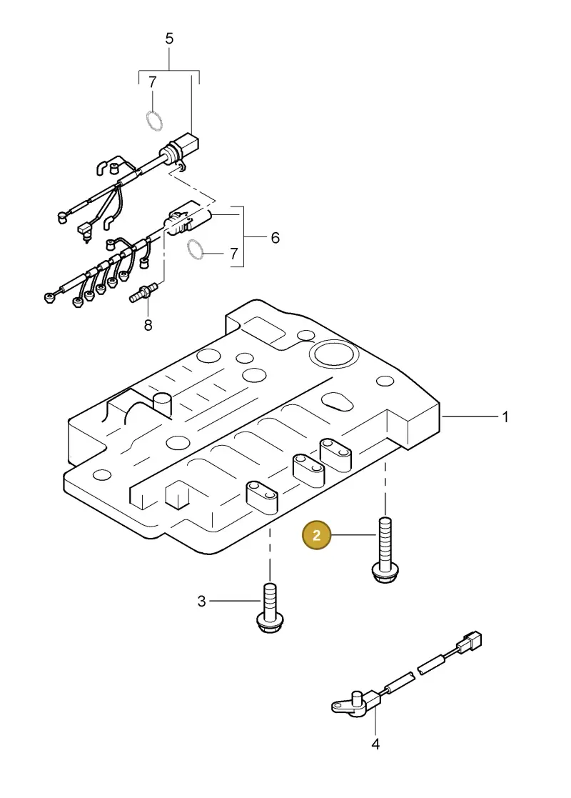 WHT000321 — Porsche Cayenne (2007-2010) diagram p31340002, position 2