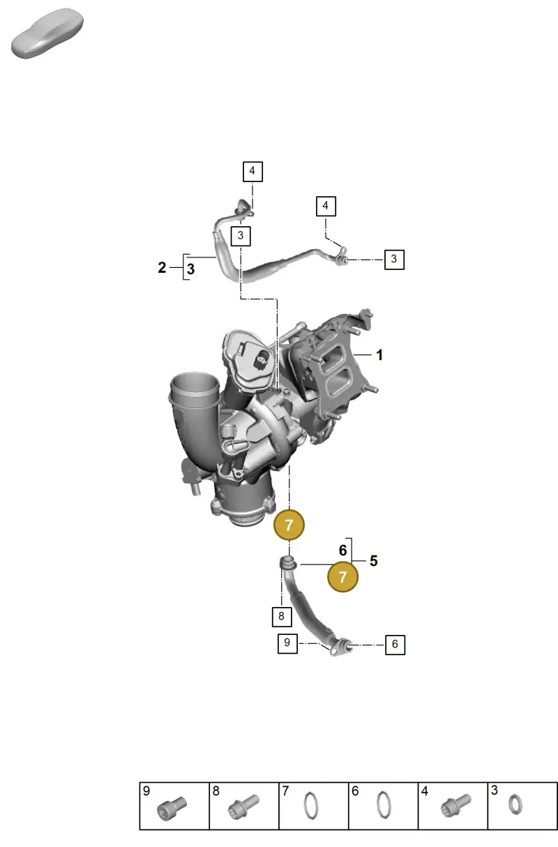 WHT006113 — Porsche Cayenne Hybrid Coupe (2023-) diagram p60202150, position 7