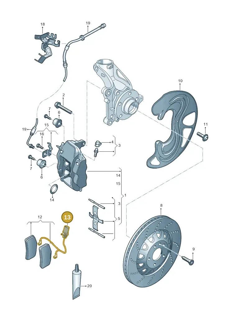 000071643A — SEAT Leon ST Stylance (2016-2020) diagram 676615510, position 13
