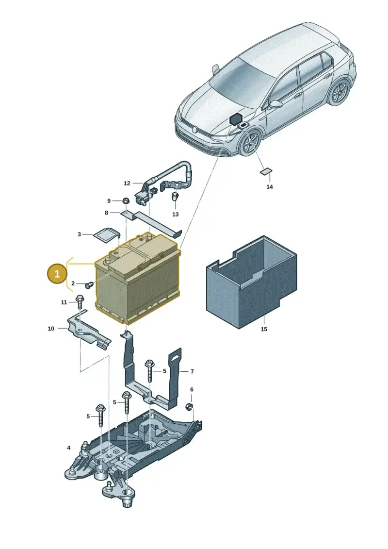 000915089BC — SEAT Formentor TSI CUPRA (2020-) diagram 5h0915000, position 1