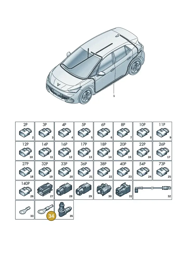 000979027E — SEAT EBoost CUPRA (2021-) diagram 10s971081, position 34