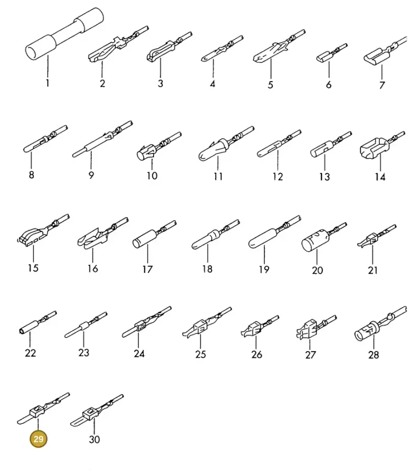 000979129EA — SEAT TOLEDO SEAT MOD.97>99 (1996-1999) diagram 198974810, position 29