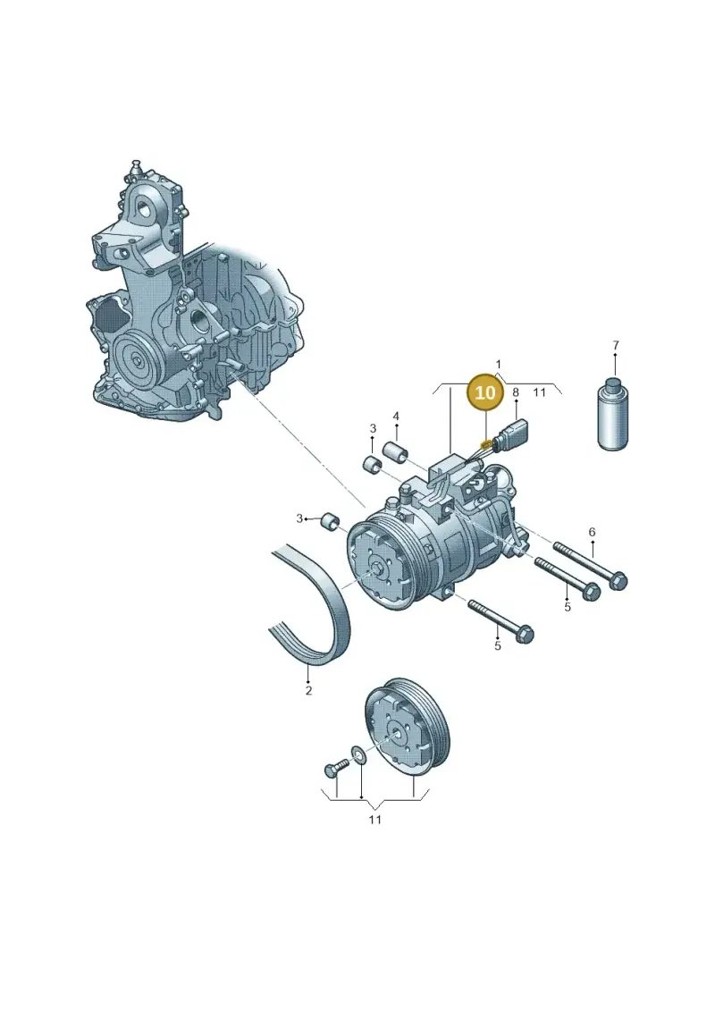 000979132E — SEAT Ibiza Reference (2012-2012) diagram 253260100, position 10