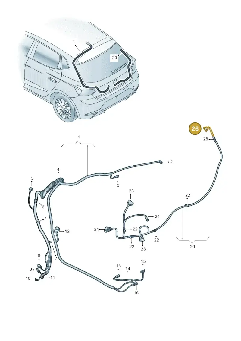 000979207E — SEAT Ibiza FR (2017-) diagram 835972800, position 26