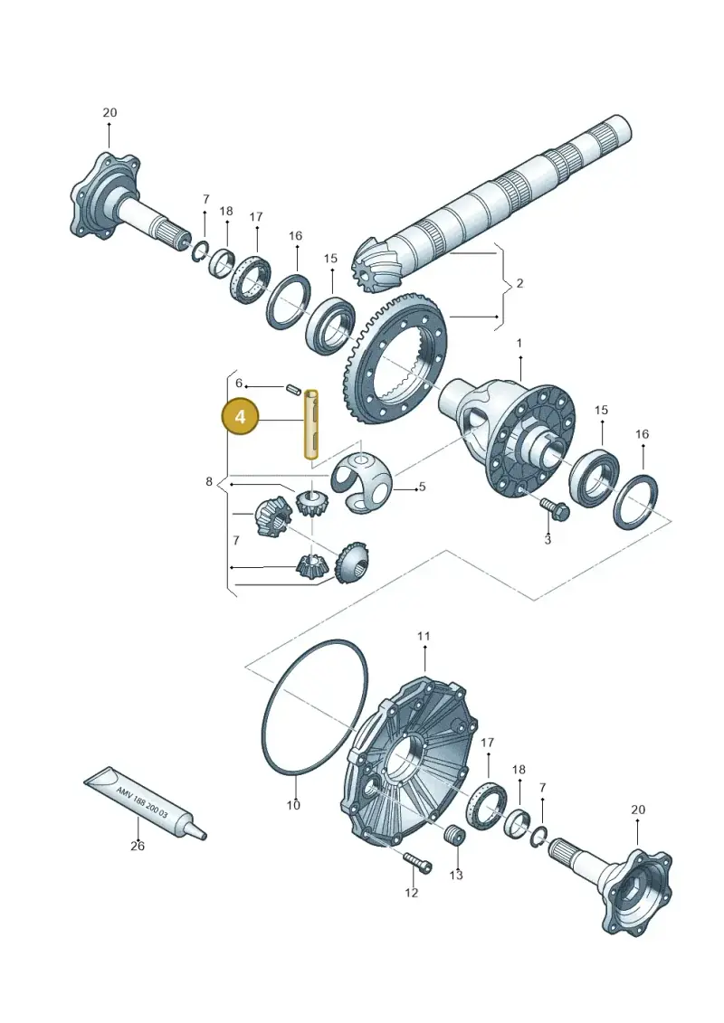 005409177 — SEAT Exeo ST Reference (2008-2011) diagram 448409200, position 4