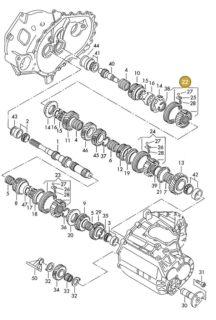 006311239A — SEAT ALHAMBRA (1996-2000) diagram 162311100, position 22