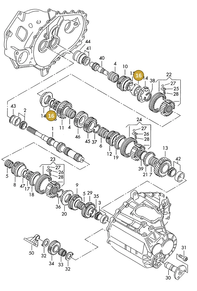 006311279C — SEAT ALHAMBRA (1996-2000) diagram 162311100, position 16