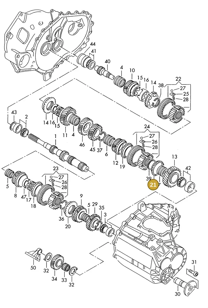 006311295C — SEAT ALHAMBRA (1996-2000) diagram 162311100, position 21