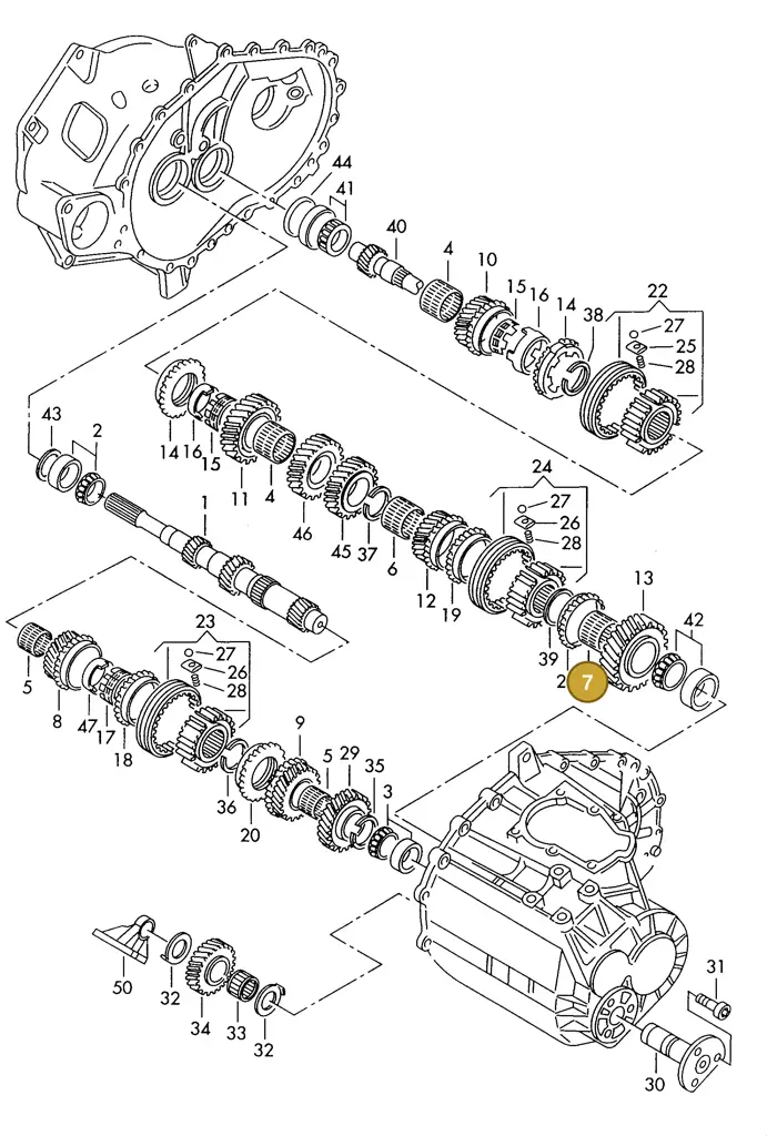 006311325E — SEAT ALHAMBRA (1996-2000) diagram 162311100, position 7