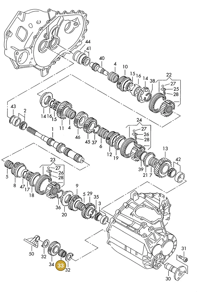 006311523 — SEAT ALHAMBRA (1996-2000) diagram 162311100, position 33