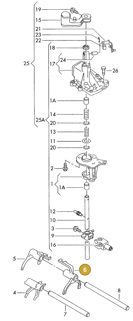 006311798K — SEAT ALHAMBRA (1996-2000) diagram 162311820, position 6