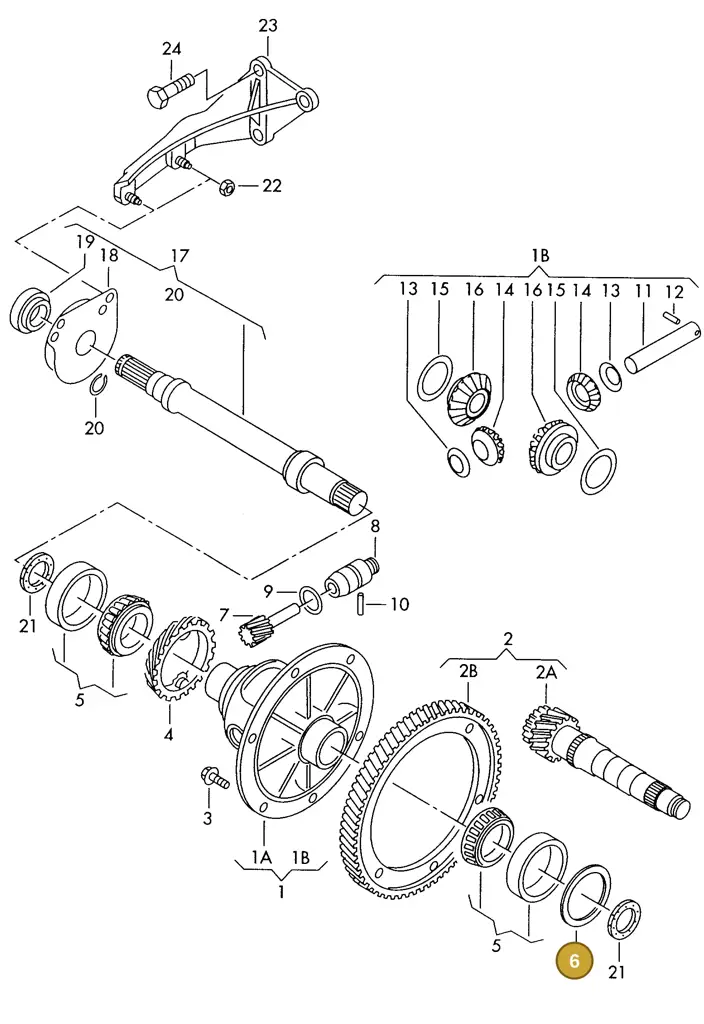 006409210C — SEAT ALHAMBRA (1996-2000) diagram 162409150, position 6