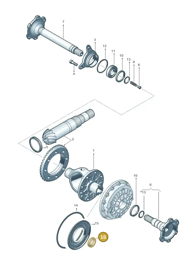 012301143 — SEAT Exeo ST Reference (2008-2011) diagram 261409550, position 16