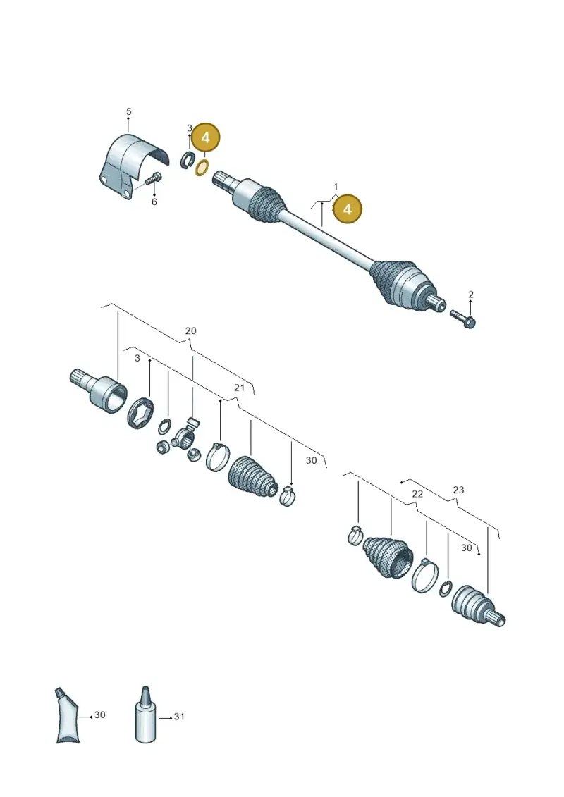 01M323255 — SEAT Leon style (2019-) diagram 884407600, position 4