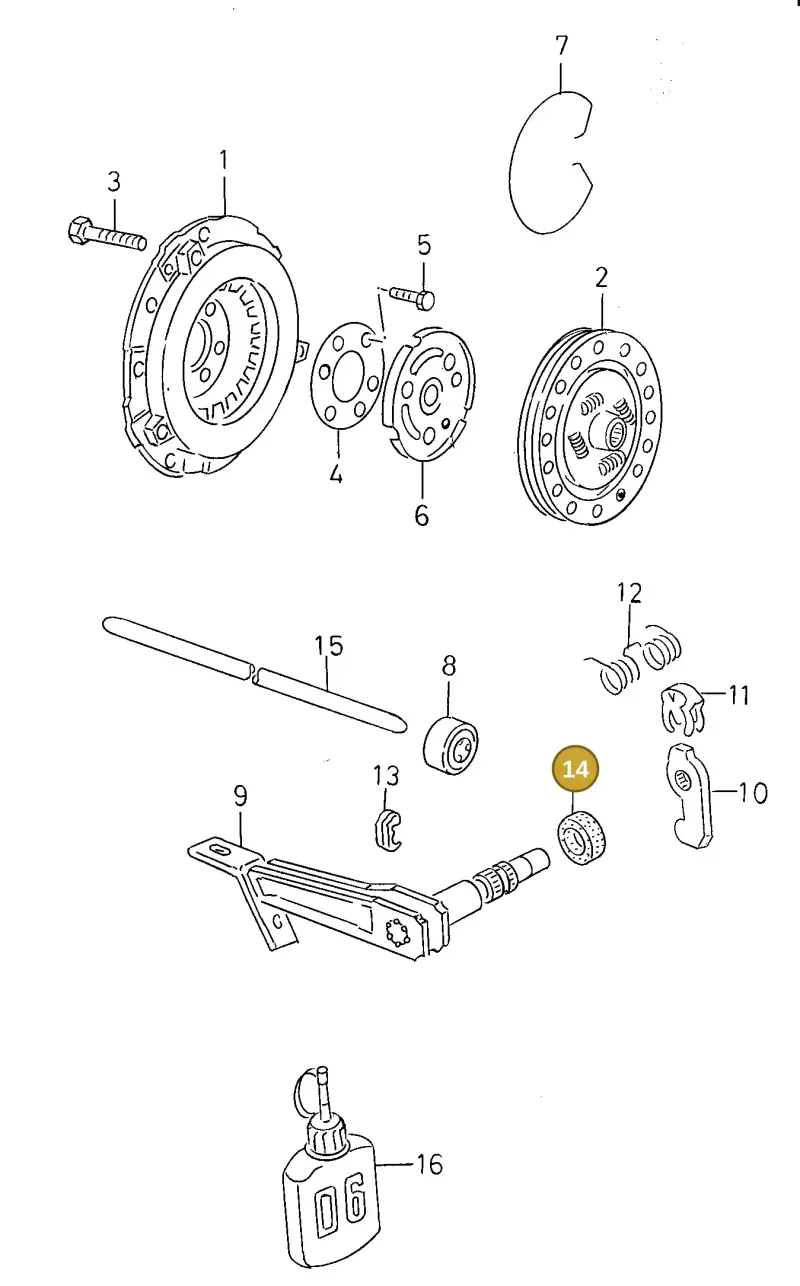 020141733 — SEAT TOLEDO        SEAT MOD.97>99 (1996-1999) diagram 130141100, position 14