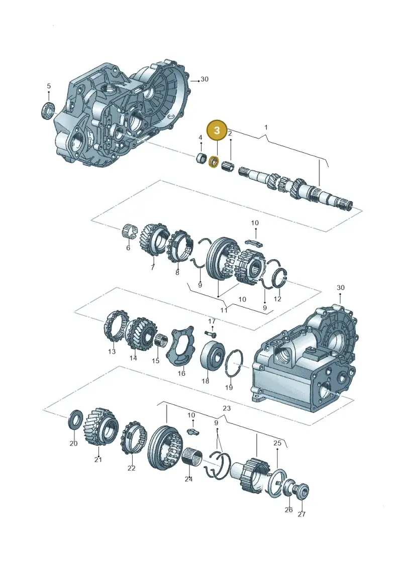 020311108A — SEAT TOLEDO/LEON/LEON-4 (2001-2006) diagram 201311350, position 3