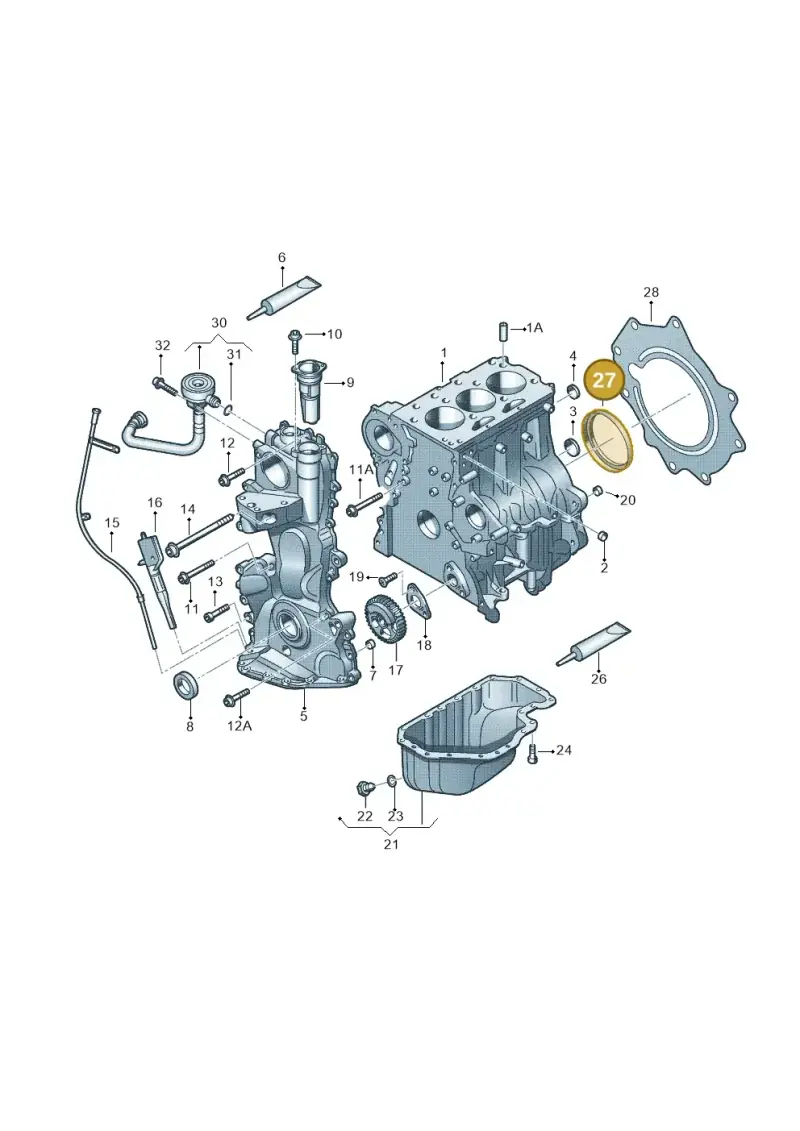 021103051C — SEAT Toledo Reference (2012-2015) diagram 253103050, position 27