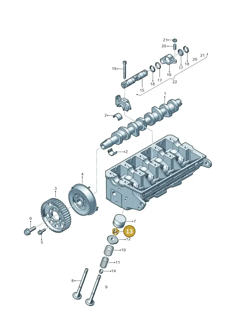 021109651 — SEAT Altea XL Reference (2010-2013) diagram 195109320, position 13