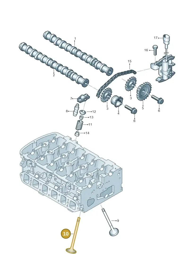 022109611B — SEAT TOLEDO/LEON/LEON-4 (2001-2006) diagram 194109450, position 10