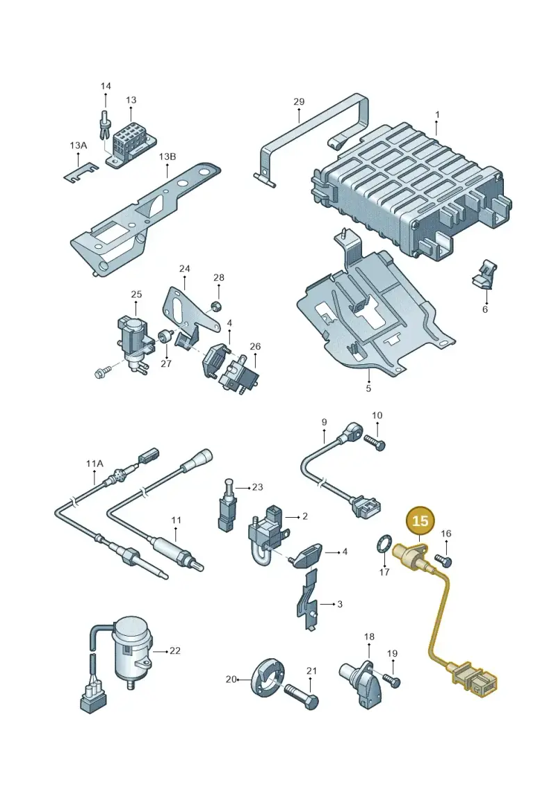 022957147 — SEAT Alhambra (2006-2010) diagram 162906100, position 15