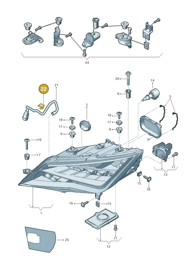 022971842 — SEAT Leon ST Stylance (2012-2016) diagram 754941100, position 22