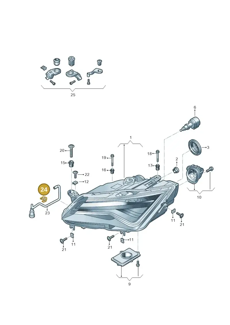 022971842 — SEAT Ateca Style (2016-) diagram 893941100, position 24