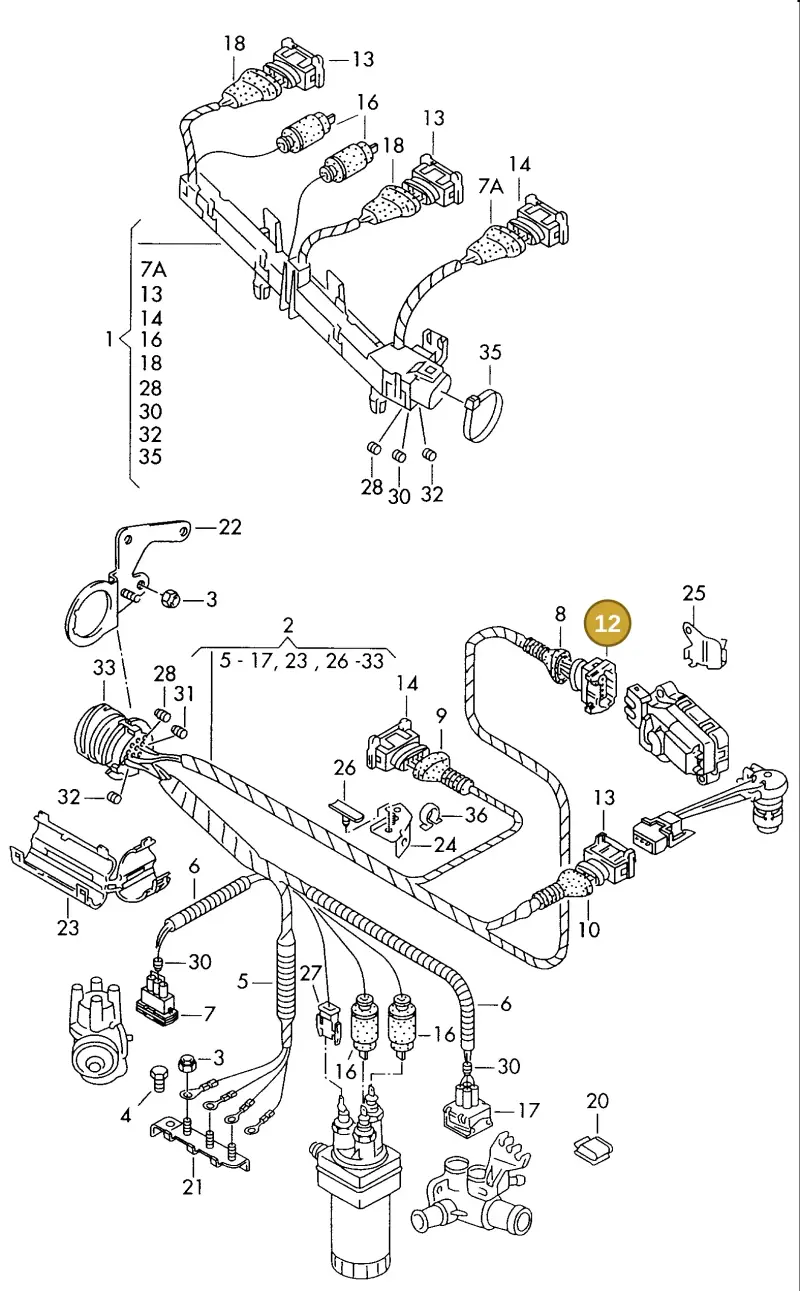 025906238B — SEAT IBIZA/CORDOBA/VARIO (1996-1999) diagram 159971010, position 12