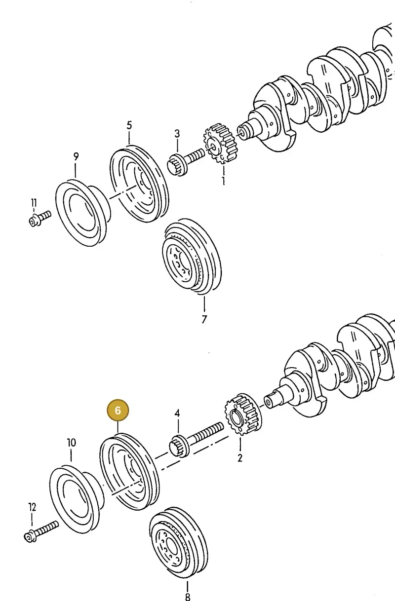 027105255 — SEAT TOLEDO            SEAT (1991-1996) diagram 110006100, position 6