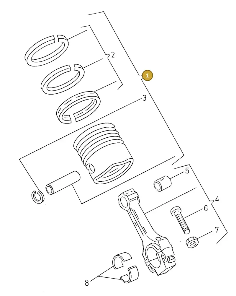027107065 — SEAT TOLEDO            SEAT (1991-1996) diagram 130107000, position 1