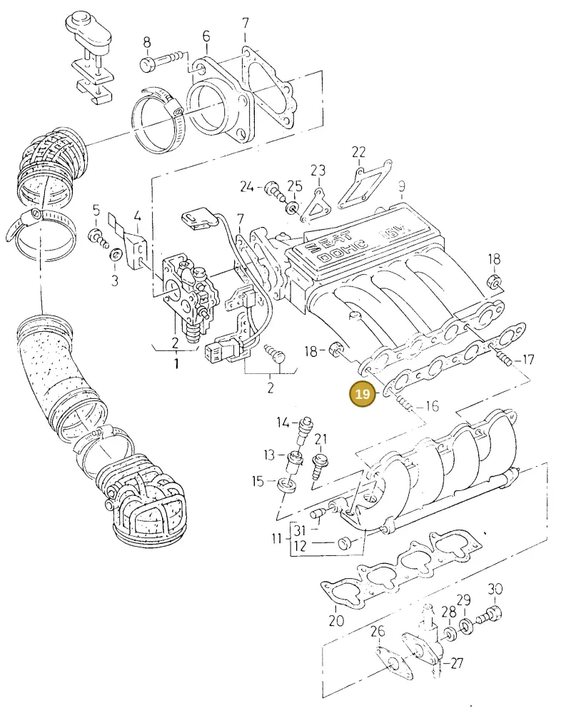 027129717D — SEAT TOLEDO            SEAT (1991-1996) diagram 130133450, position 19